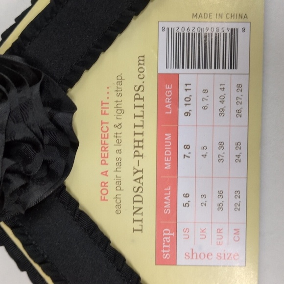 Switch Flops Nadia Lindsay Phillips Size Medium Black - Picture 4 of 4